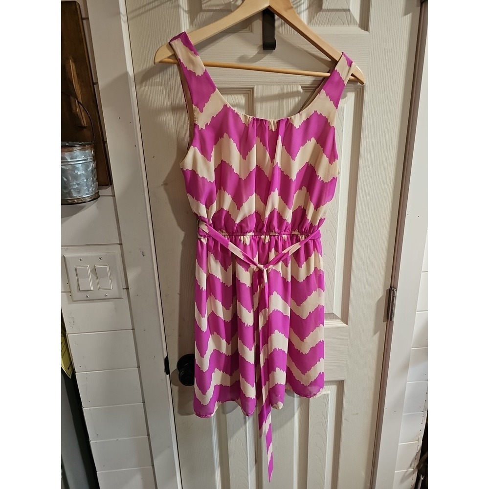 Lily-Rose Womens medium dress Pink/ White - Picture 1 of 7